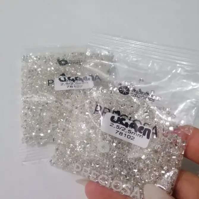 Preciosa Triangle Beads 78102 2.5x2.5mm 3.5 oz