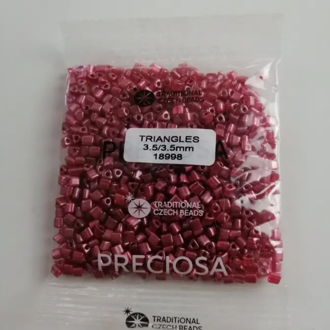 Preciosa Triangle Beads 18998 3.5x3.5mm 3.5 oz - Image 4