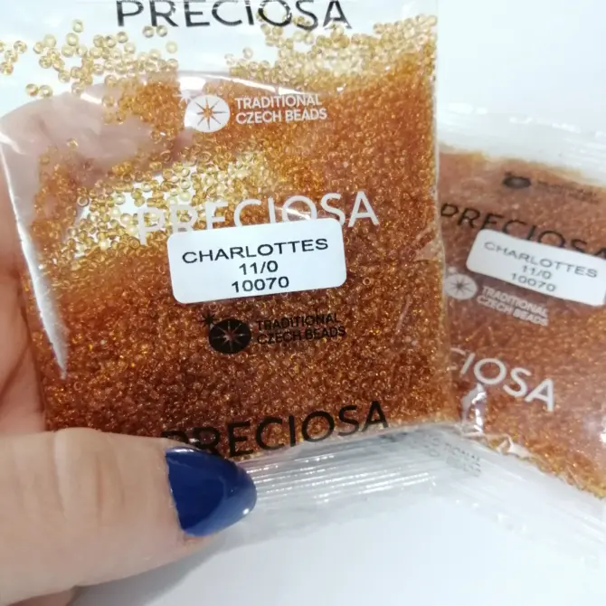 Preciosa Charlotte Seed Beads 10070 11/0 3.5 Oz