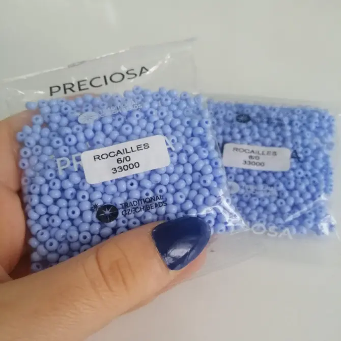 Preciosa Round Seed Beads 33000 6/0  3.5 Oz