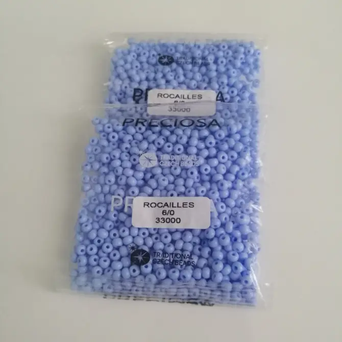 Preciosa Round Seed Beads 33000 6/0  3.5 Oz - Image 4