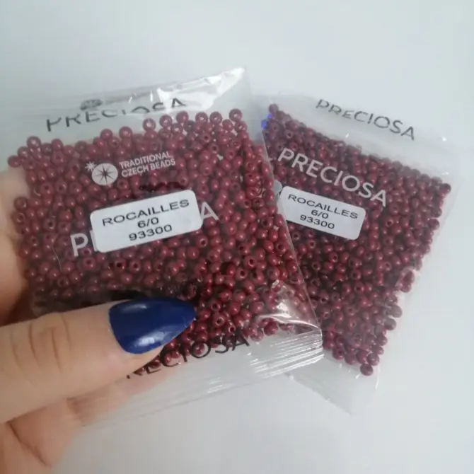 Preciosa Round Seed Beads 93300 6/0  3.5 Oz