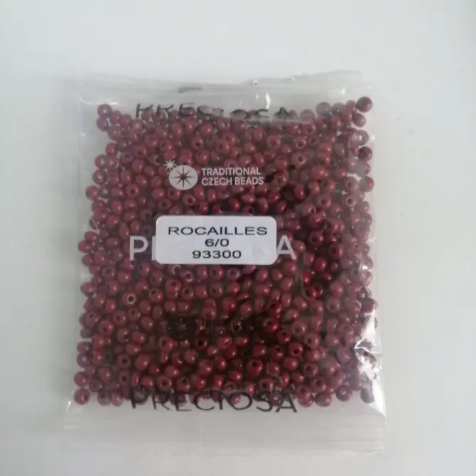 Preciosa Round Seed Beads 93300 6/0  3.5 Oz - Image 4