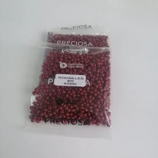Preciosa Round Seed Beads 93300 6/0  3.5 Oz - Image 2