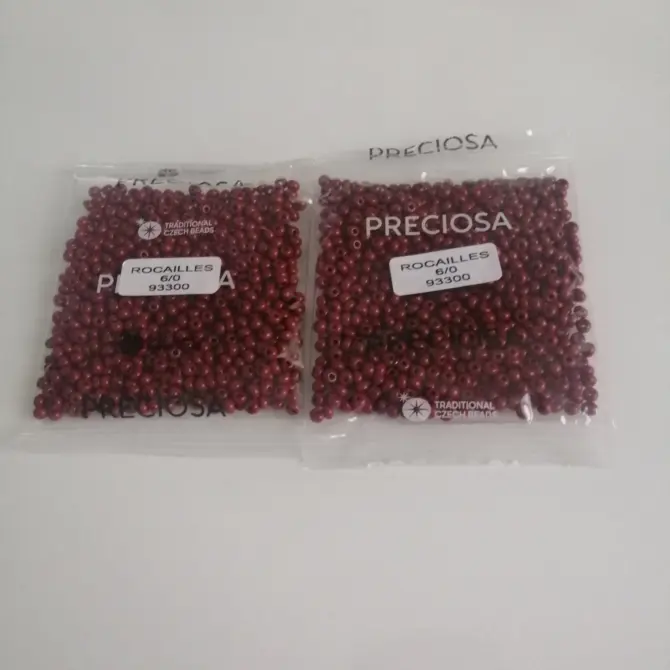Preciosa Round Seed Beads 93300 6/0  3.5 Oz - Image 3