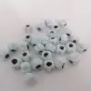 Lonjew Handmade Macaroni Glass Beads White HM1127 10Pcs 7mm - Image 5
