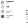 Preciosa Crystal Beads 3mm Light Amethyst  20020 Pyramid 110 Pcs - Image 5