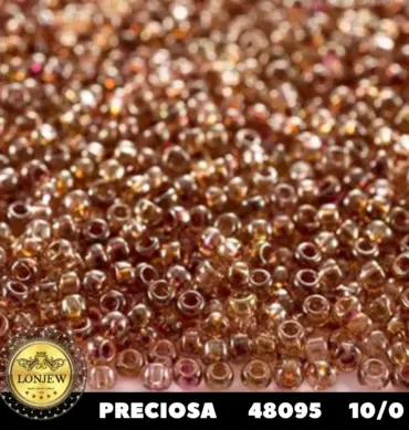 Preciosa Round Seed Beads 48095 10/0  3.5 Oz