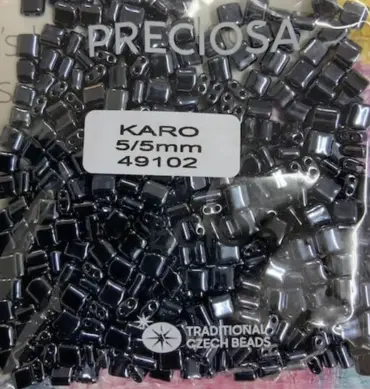 Preciosa Karo Beads 49102 5/5mm 3.5 Oz