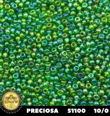 Preciosa Round Seed Beads 51100 10/0 3.5 Oz