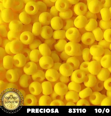 Preciosa Round Seed Beads 83110 10/0  3.5 Oz Matte