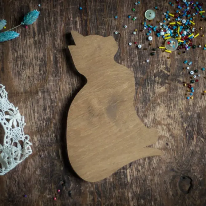 Cat Shaped Bead Organizer Bead Storage cat Patterned - Image 3