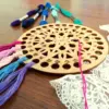 Wooden Cross Stitch Organizer with Small Needle Holder Magnet - Design6 - Image 6
