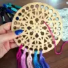 Wooden Cross Stitch Organizer with Small Needle Holder Magnet - Design6 - Image 9