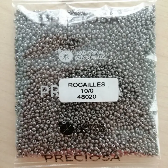 Preciosa Round Seed Beads 48020 10/0 3.5 oz - Image 3