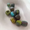 Lonjew Handmade Glass Beads Marbling Color HM1012 Square 10Pcs 10mm - Image 7
