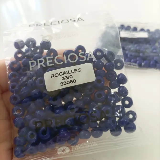 Preciosa Round Seed Beads 33060 33/0 3.5 Oz - Image 3