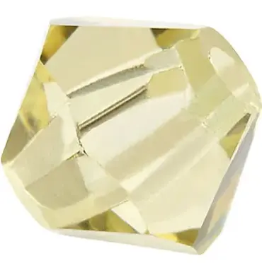 Preciosa Crystal Beads 4 mm 80100 Jonquil 57 Pcs Pyramid