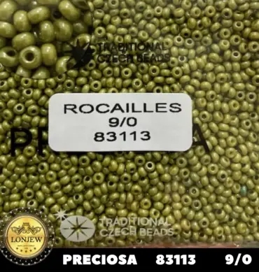 Preciosa Round Seed Beads 83113 9/0 3.5 Oz