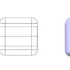 Preciosa Squares Round-RH Round Hole Beads 3.5 Oz 00050 2.6/2.6mm - Image 2