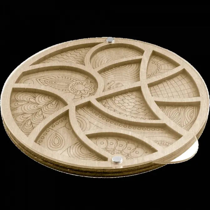 Lonjew Wooden Bead Tray Organizer, Beads Craft Organization - Image 9