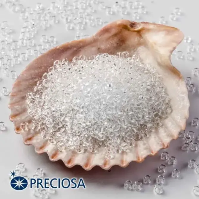 Preciosa Round Seed Beads 00050 10/0 3.5 Oz