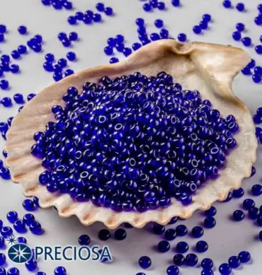 Preciosa Round Seed Beads 30100 9/0 3.5 Oz