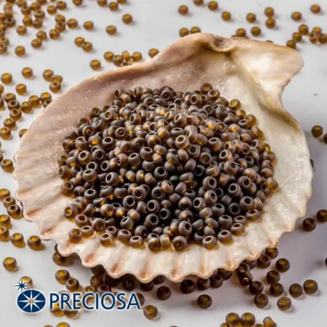 Preciosa Round Seed Beads 10140 10/0 3.5 Oz Matte