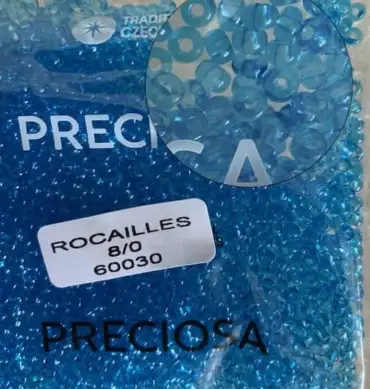 Preciosa Round Seed Beads 60030 8/0 3.5 Oz