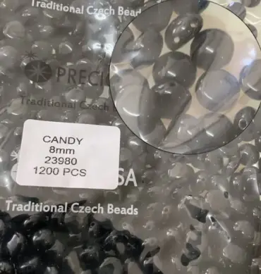 Preciosa Candy Beads 8mm 23980 50 Pcs