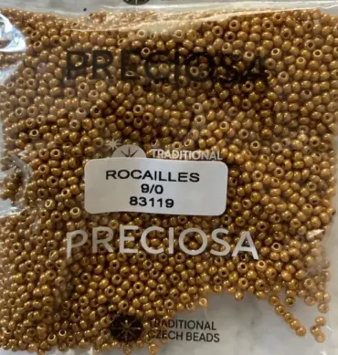 Preciosa Round Seed Beads 83119 9/0 3.5 Oz