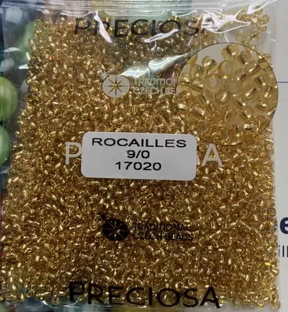 Preciosa Round Seed Beads 17020 9/0 3.5 Oz