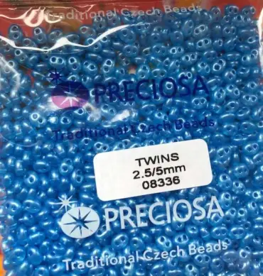 Preciosa Twin Beads 3.5 Oz 08336 2.5/5mm