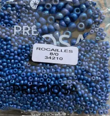 Preciosa Round Seed Beads 34210 8/0 3.5 Oz