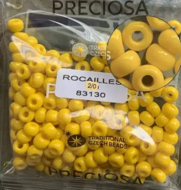 Preciosa Round Seed Beads 83130 2/0  3.5 Oz