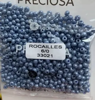 Preciosa Round Seed Beads 33021 6/0 3.5 Oz