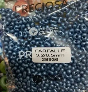 Preciosa Farfalle Beads 3.5 Oz 28936 3.2/6.5mm