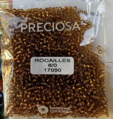 Preciosa Round Seed Beads 17090 8/0 3.5 Oz