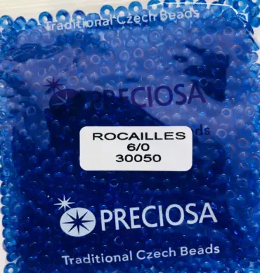 Preciosa Round Seed Beads 30050 6/0 3.5 Oz