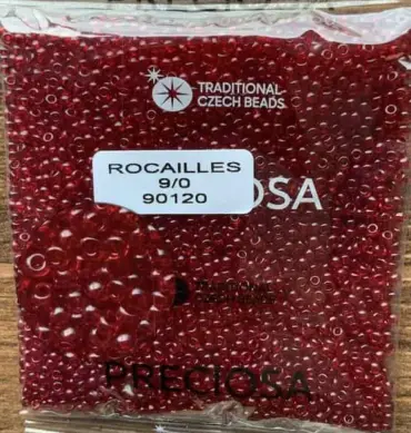 Preciosa Round Seed Beads 90120 9/0 3.5 Oz