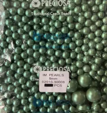 Preciosa Pearl Beads 8mm 02010-30008 100 Pcs