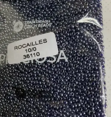 Preciosa Round Seed Beads 36110 10/0 3.5 Oz