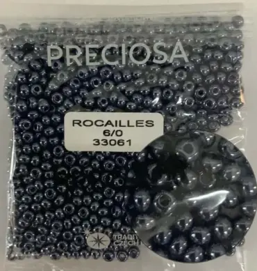 Preciosa Round Seed Beads 33061 6/0 3.5 Oz