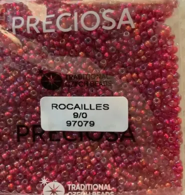 Preciosa Round Seed Beads 97079 9/0 3.5 Oz