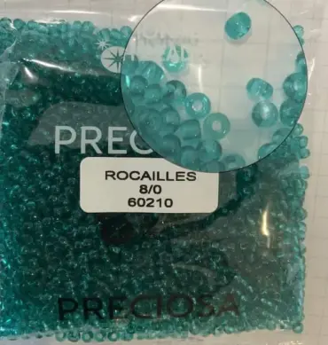 Preciosa Round Seed Beads 60210 8/0  3.5 Oz