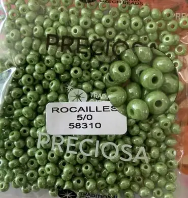 Preciosa Round Seed Beads 58310 5/0  3.5 Oz