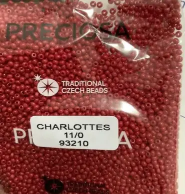 Preciosa Charlotte Seed Beads 93210 11/0 3.5 Oz