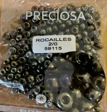 Preciosa Round Seed Beads 59115 2/0 3.5 Oz