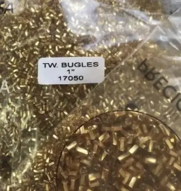 Preciosa Twisted Bugles Beads 17050 1" 3.5 Oz Square