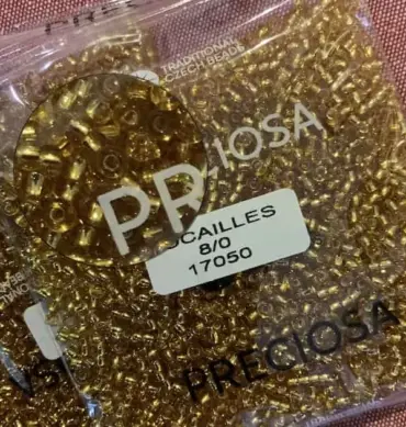Preciosa Round Seed Beads 17050 8/0 3.5 Oz